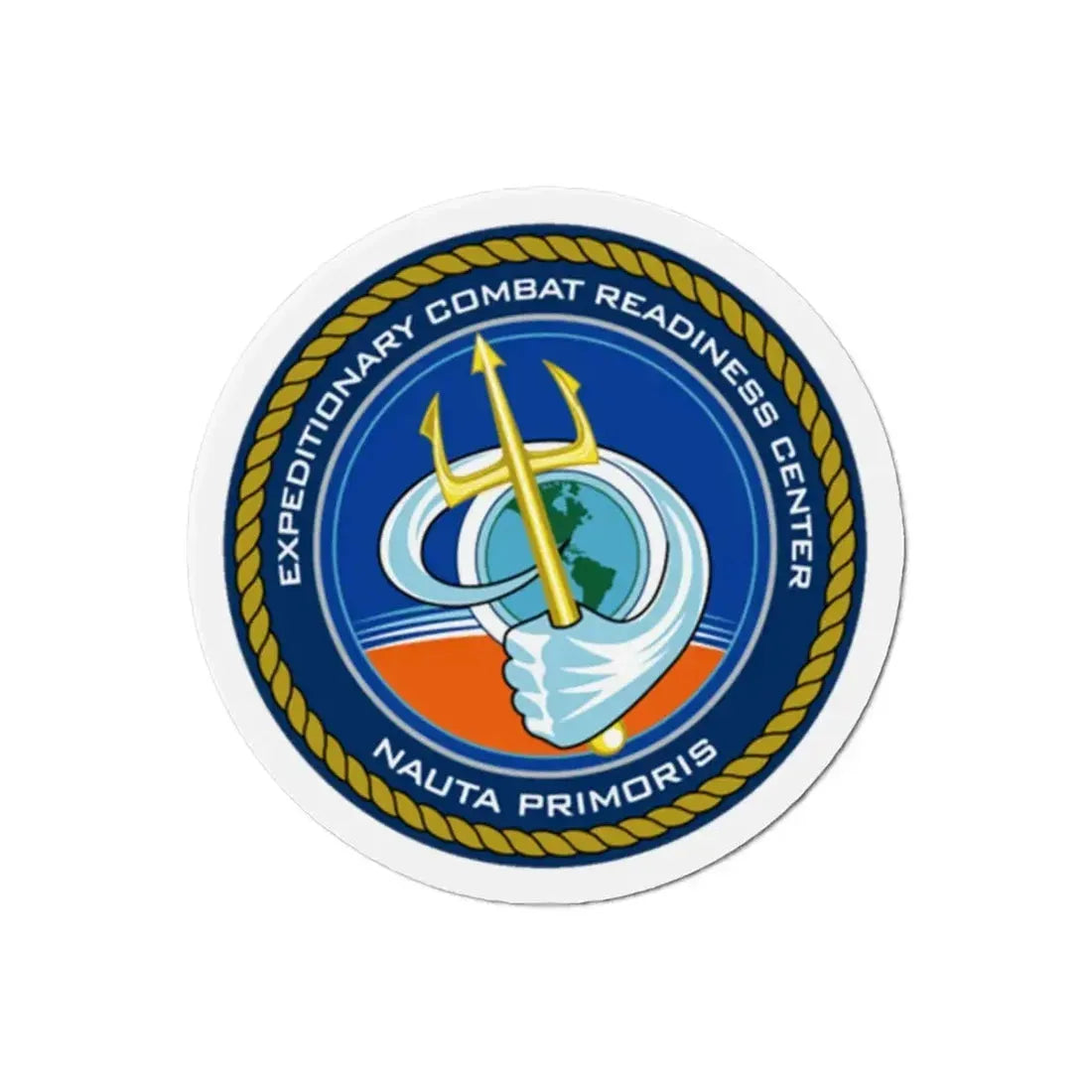 ECRC Nauta Primoris Expeditionary Combat Readiness (U.S. Navy) Refrigerator Magnet - The Sticker Space