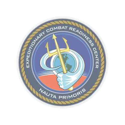 ECRC Nauta Primoris Expeditionary Combat Readiness (U.S. Navy) STICKER Vinyl Kiss-Cut Decal 3 Inch Transparent - The Sticker Space