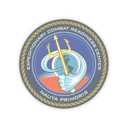 ECRC Nauta Primoris Expeditionary Combat Readiness (U.S. Navy) STICKER Vinyl Kiss-Cut Decal 6 Inch Transparent - The Sticker Space