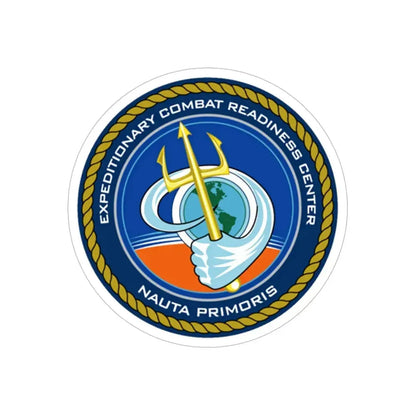 ECRC Nauta Primoris Expeditionary Combat Readiness (U.S. Navy) Transparent STICKER Die-Cut Vinyl Decal 6 Inch Transparent - The Sticker Space