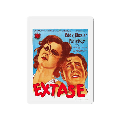 ECSTACY 1933 Movie Poster - Die-Cut Magnet-3" x 3"-The Sticker Space