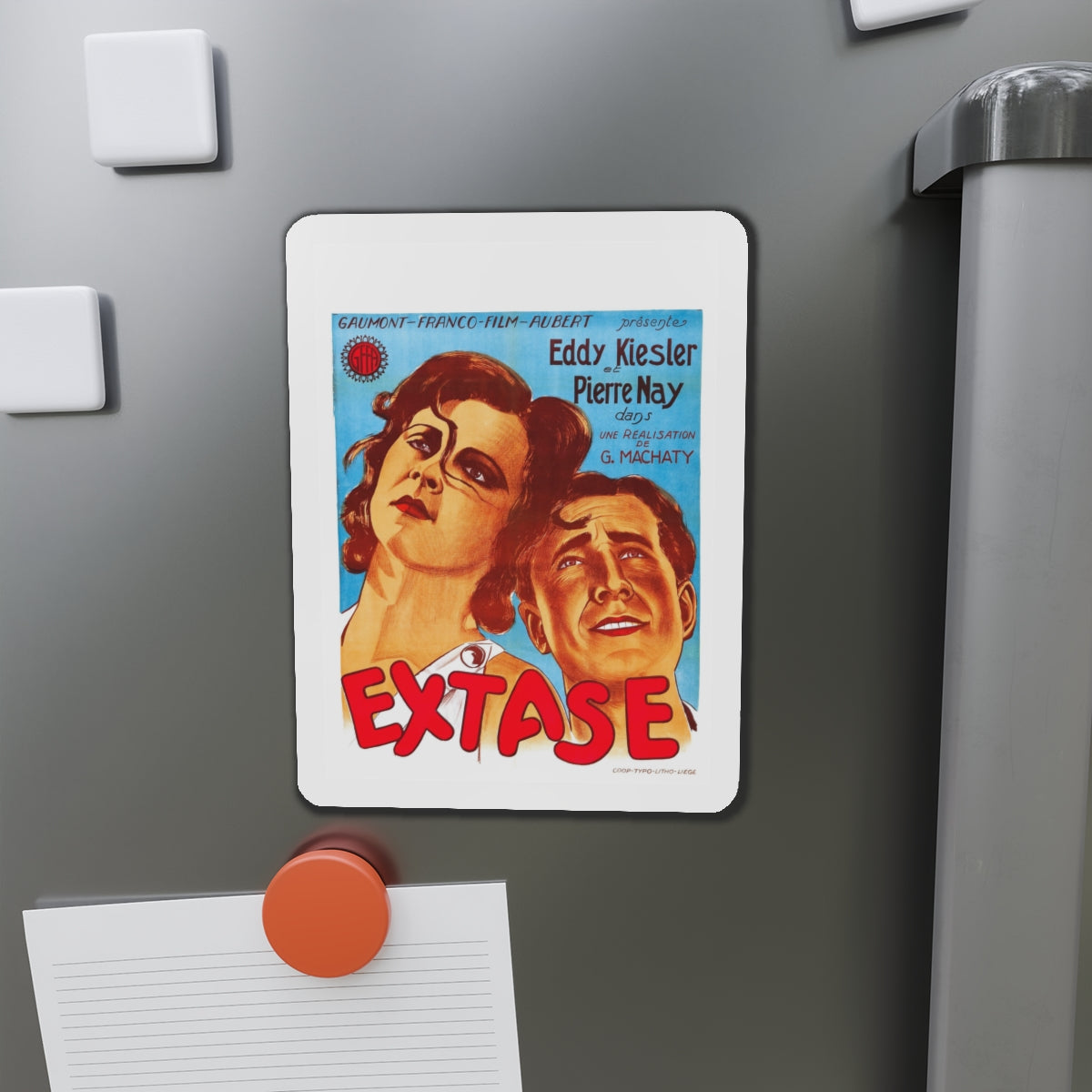 ECSTACY 1933 Movie Poster - Die-Cut Magnet-The Sticker Space