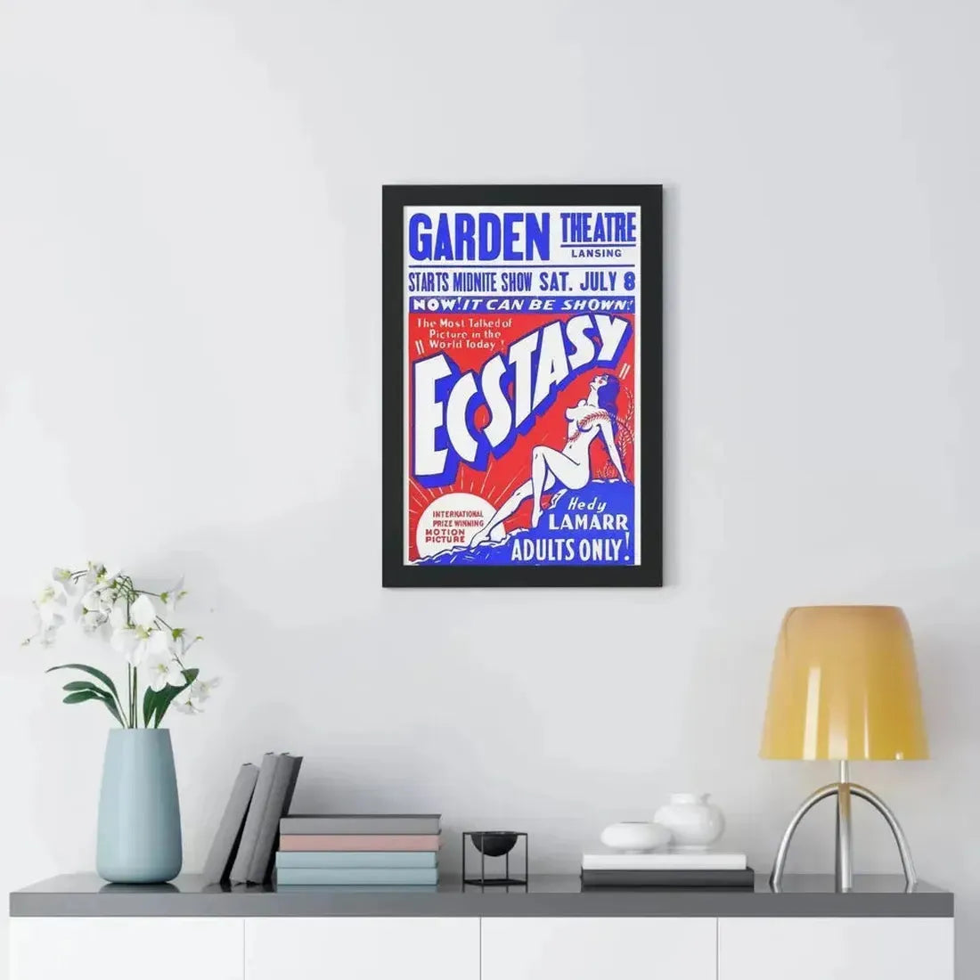 ECSTACY (2) 1933 - Framed Movie Poster - The Sticker Space