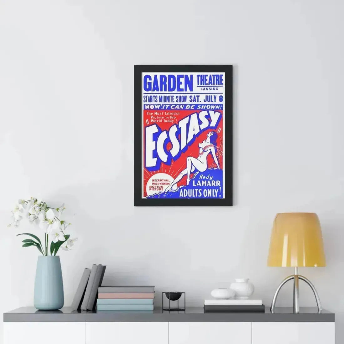 ECSTACY (2) 1933 - Framed Movie Poster - The Sticker Space