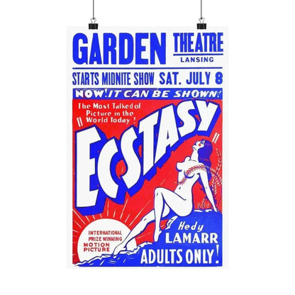ECSTACY (2) 1933 - Paper Movie Poster - The Sticker Space