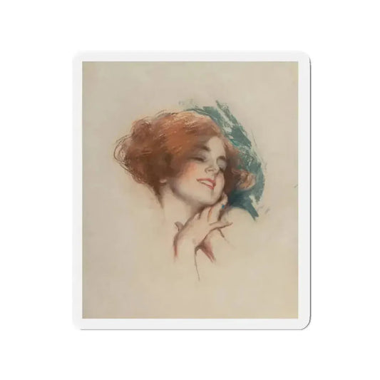 Ecstasy (Magazine Illustration) Refrigerator Magnet 2 Inch Die-Cut - The Sticker Space