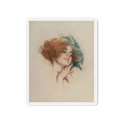 Ecstasy (Magazine Illustration) Refrigerator Magnet 4 Inch Die-Cut - The Sticker Space