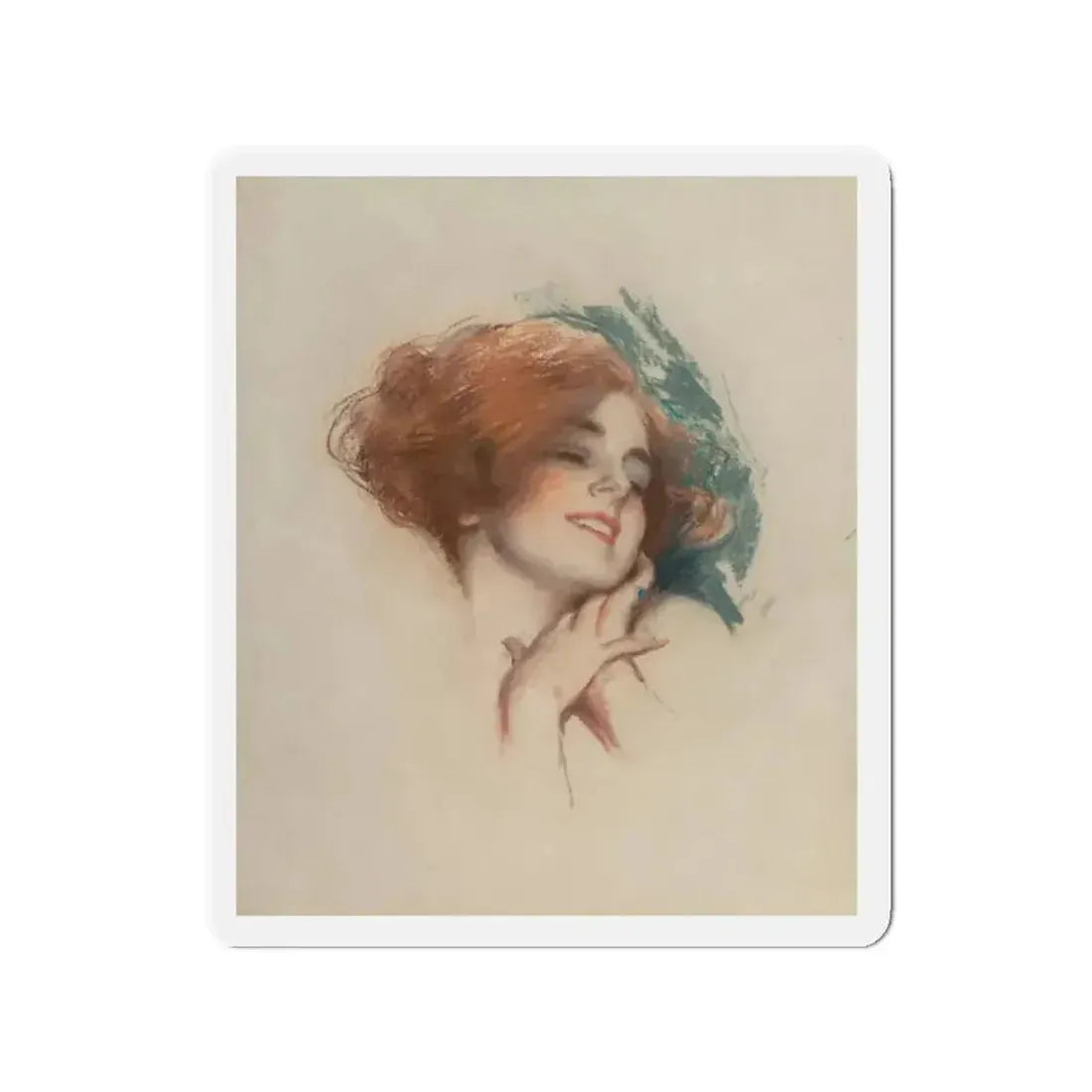 Ecstasy (Magazine Illustration) Refrigerator Magnet - The Sticker Space