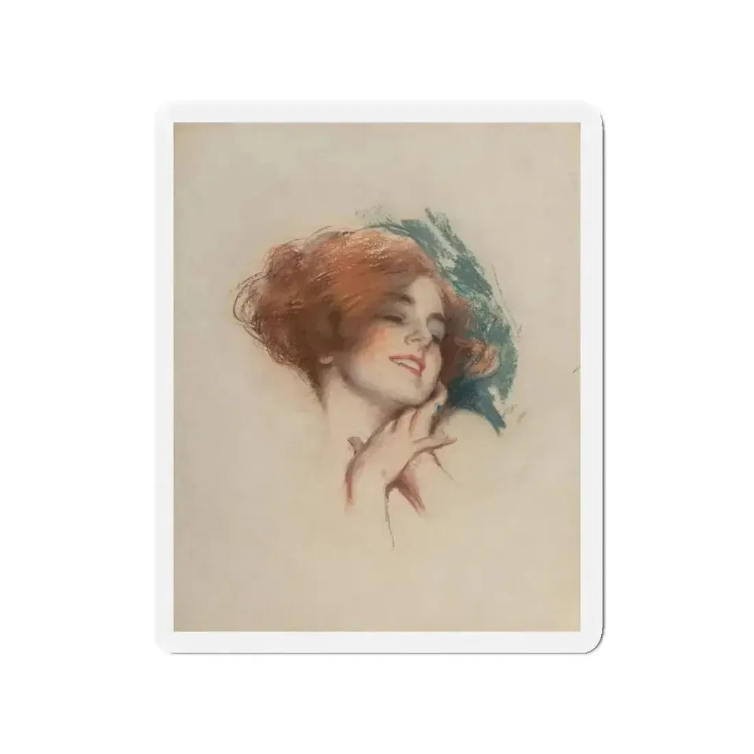 Ecstasy (Magazine Illustration) Refrigerator Magnet - The Sticker Space