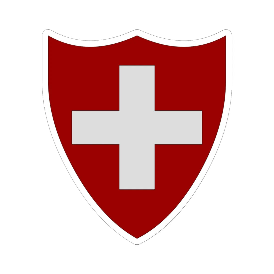 Ecu-suisse (Switzerland) (Coat of Arms) STICKER Vinyl Kiss-Cut Decal - The Sticker Space
