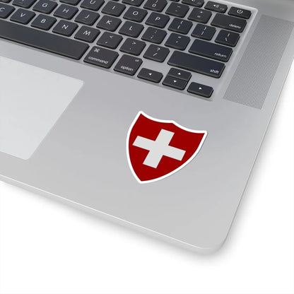 Ecu-suisse (Switzerland) (Coat of Arms) STICKER Vinyl Kiss-Cut Decal - The Sticker Space
