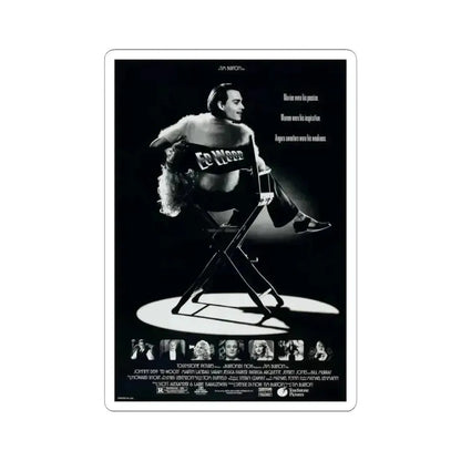 ED WOOD 1994 Movie Poster - STICKER Vinyl Kiss-Cut Decal 3 Inch White - The Sticker Space