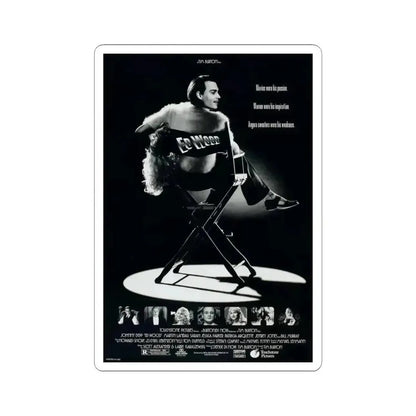 ED WOOD 1994 Movie Poster - STICKER Vinyl Kiss-Cut Decal 6 Inch White - The Sticker Space