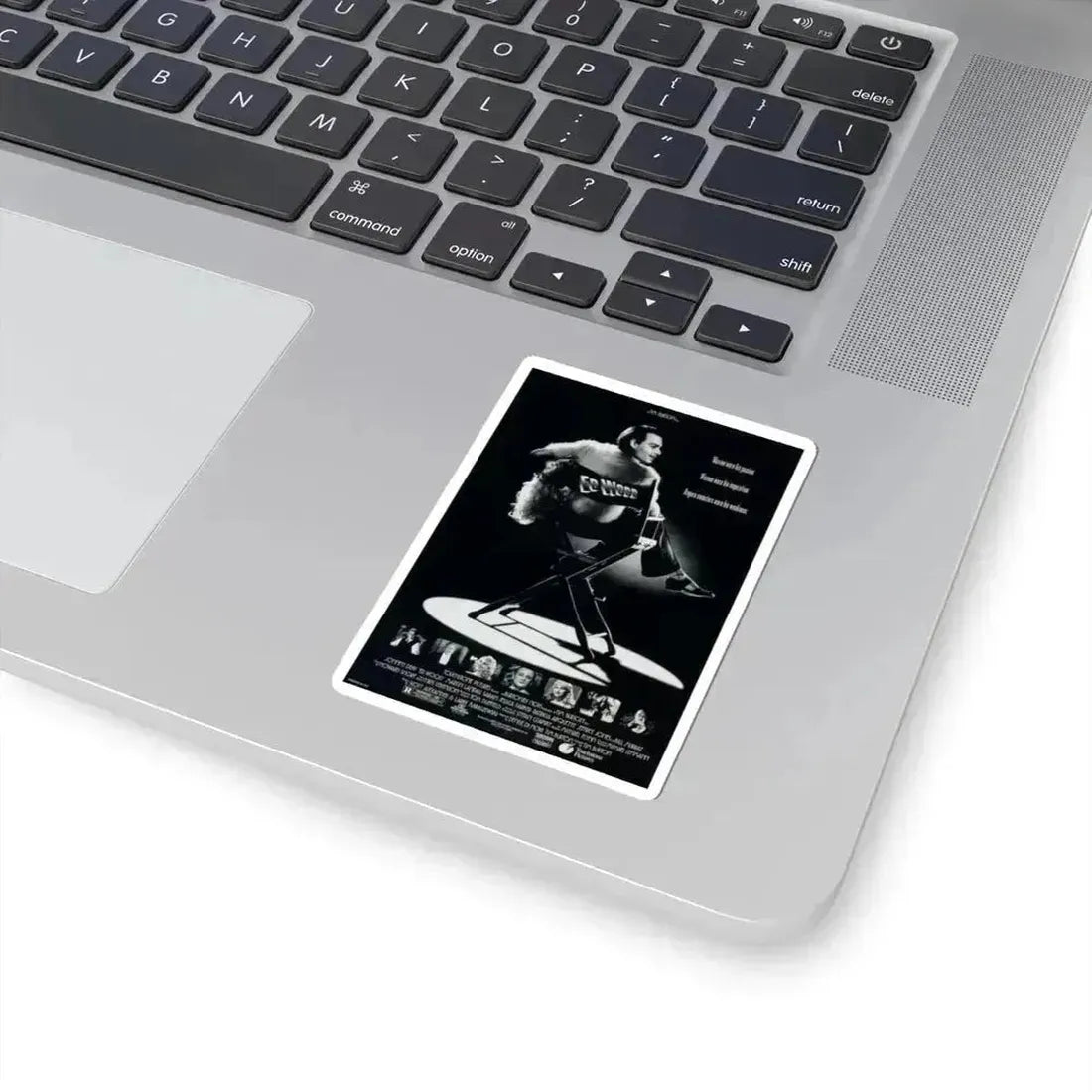 ED WOOD 1994 Movie Poster - STICKER Vinyl Kiss-Cut Decal - The Sticker Space