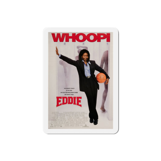 Eddie 1996 Movie Poster Die-Cut Magnet-2" x 2"-The Sticker Space