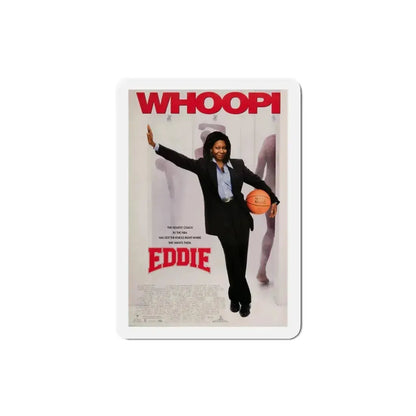 Eddie 1996 Movie Poster Refrigerator Magnet 3 Inch - The Sticker Space