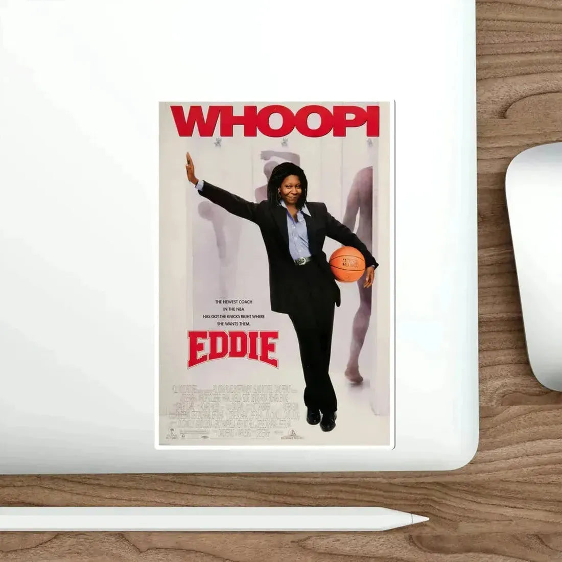 Eddie 1996 Movie Poster STICKER Vinyl Die-Cut Decal - The Sticker Space