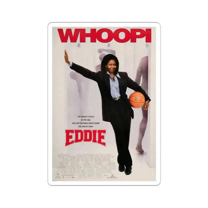 Eddie 1996 Movie Poster - STICKER Vinyl Kiss-Cut Decal 3 Inch White - The Sticker Space