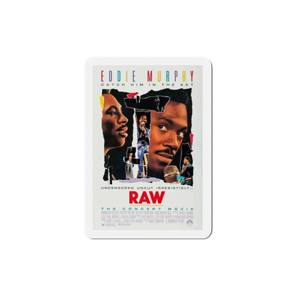 Eddie Murphy Raw 1987 Movie Poster Refrigerator Magnet 3 Inch - The Sticker Space