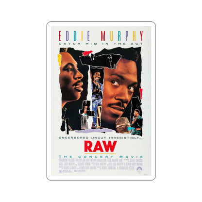 Eddie Murphy Raw 1987 Movie Poster STICKER Vinyl Die-Cut Decal-White-The Sticker Space