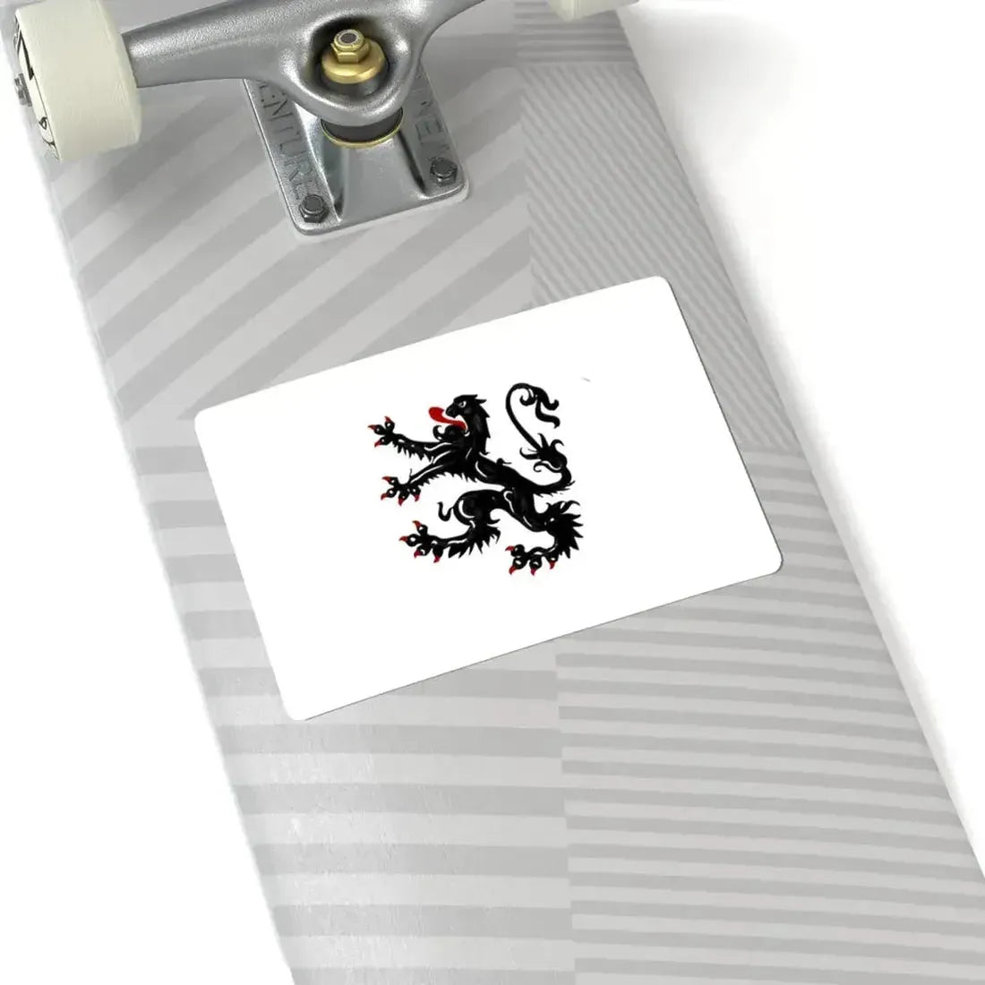 Edegem vlag (Belgium) STICKER Vinyl Kiss-Cut Decal - The Sticker Space