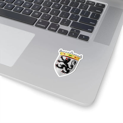Edegem wapen (Belgium) (Coat of Arms) STICKER Vinyl Kiss-Cut Decal - The Sticker Space