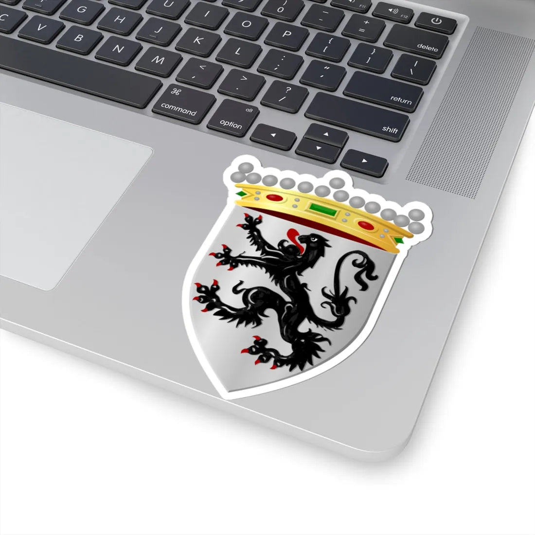 Edegem wapen (Belgium) (Coat of Arms) STICKER Vinyl Kiss-Cut Decal - The Sticker Space