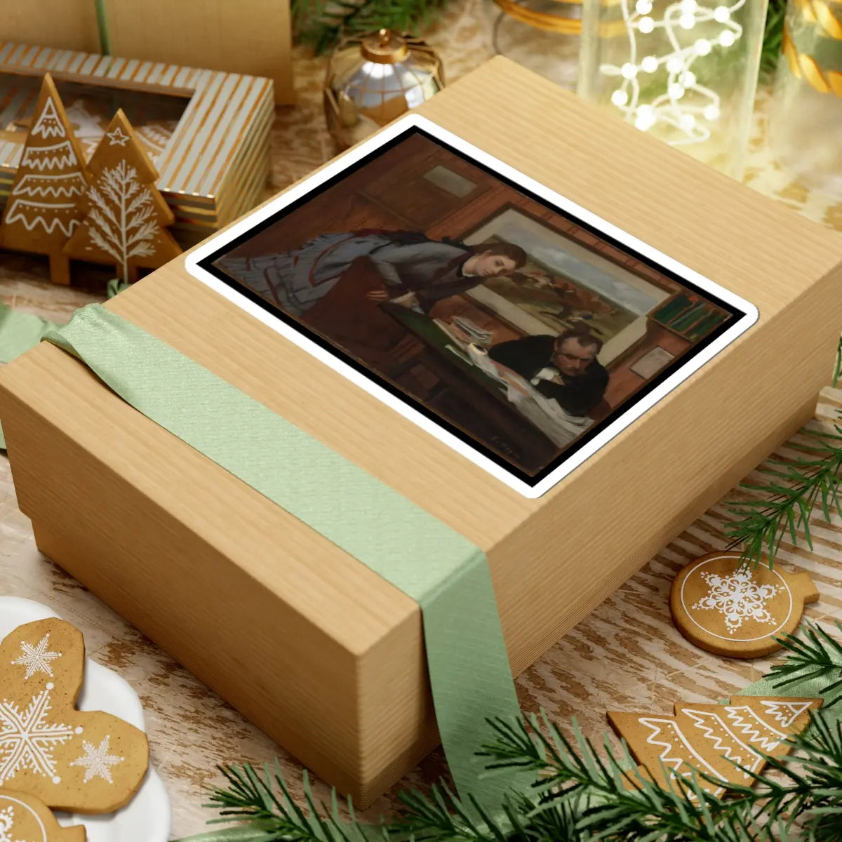 SKU:TSS-STICK-DGRDGS-6X6-15 Sizes:6" × 6" Types:White