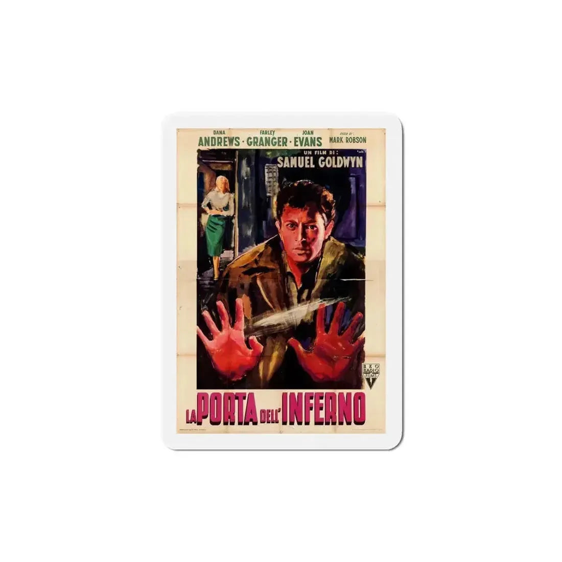 Edge of Doom 1950 v2 Movie Poster Refrigerator Magnet - The Sticker Space