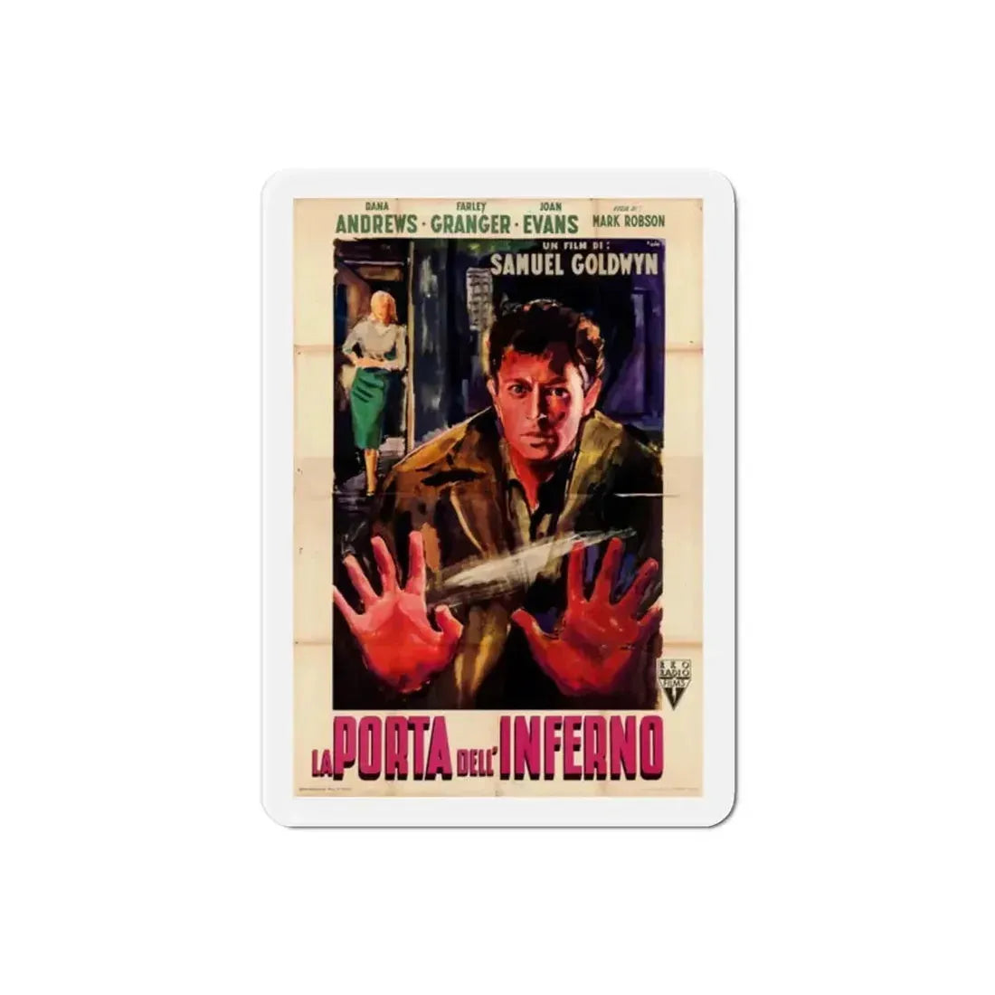 Edge of Doom 1950 v2 Movie Poster Refrigerator Magnet - The Sticker Space