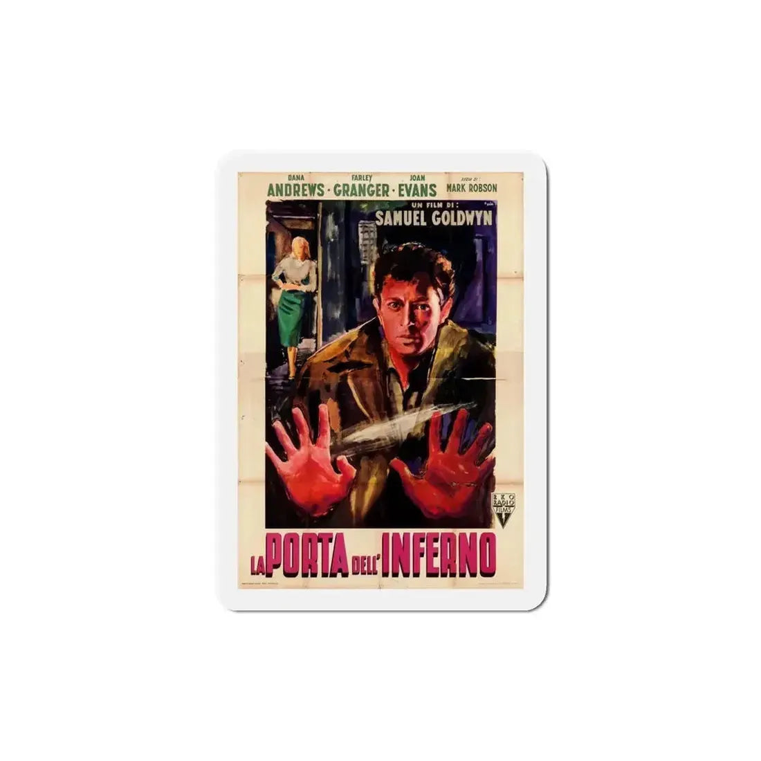 Edge of Doom 1950 v2 Movie Poster Refrigerator Magnet - The Sticker Space
