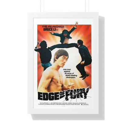 EDGE OF FURY 1958 - Framed Movie Poster 16″ x 24″ White - The Sticker Space