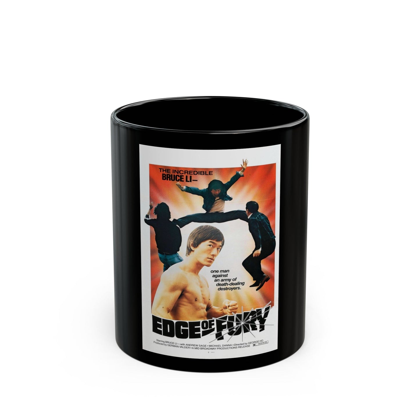 EDGE OF FURY 1958 Movie Poster - Black Coffee Mug-11oz-The Sticker Space