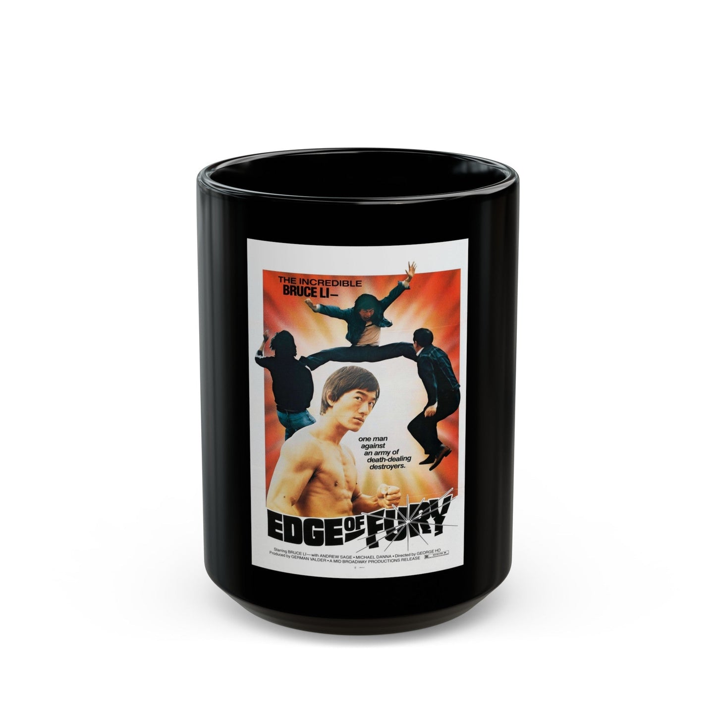 EDGE OF FURY 1958 Movie Poster - Black Coffee Mug-15oz-The Sticker Space