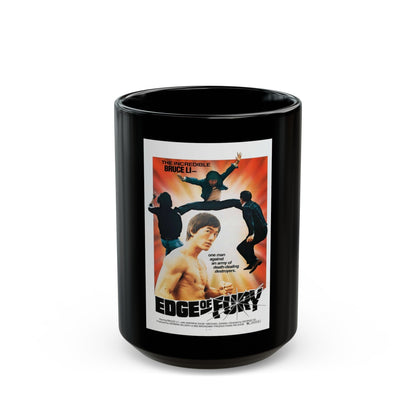 EDGE OF FURY 1958 Movie Poster - Black Coffee Mug-15oz-The Sticker Space