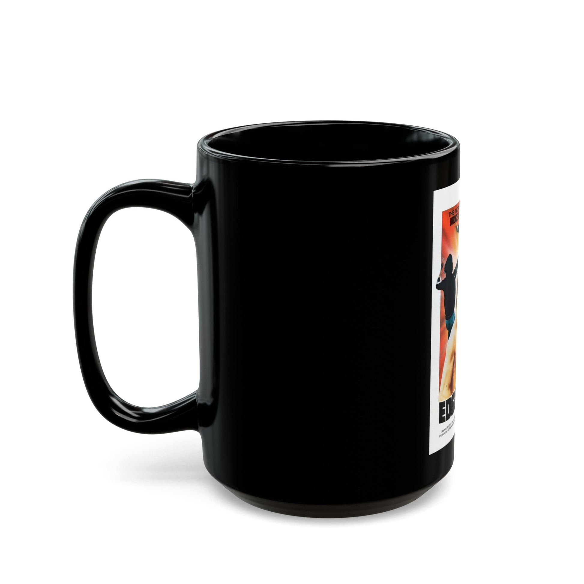 EDGE OF FURY 1958 Movie Poster - Black Coffee Mug-The Sticker Space