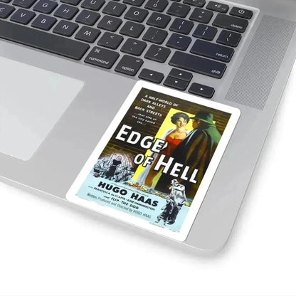 EDGE OF HELL 1956 Movie Poster - STICKER Vinyl Kiss-Cut Decal - The Sticker Space