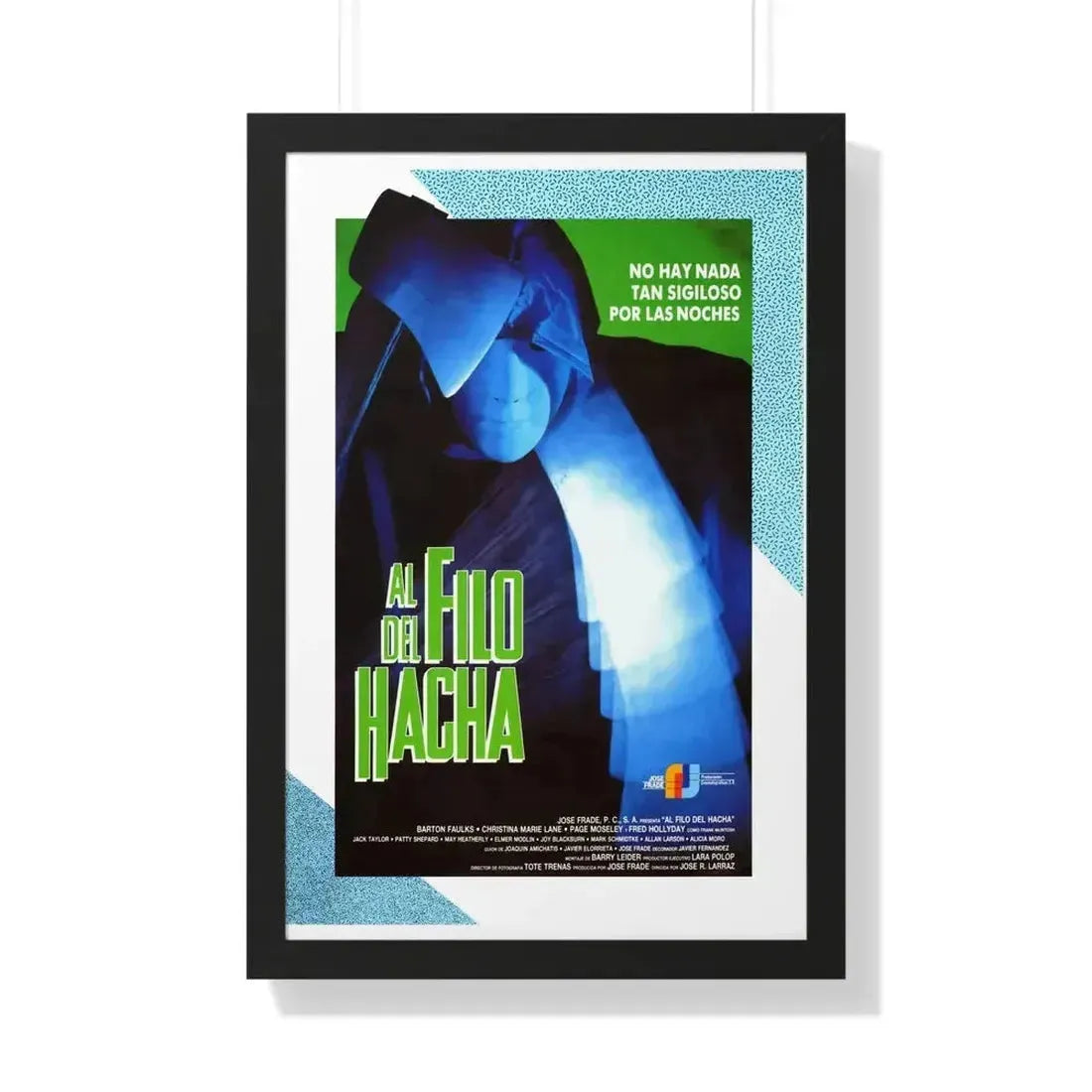 EDGE OF THE AXE 1988 - Framed Movie Poster - The Sticker Space