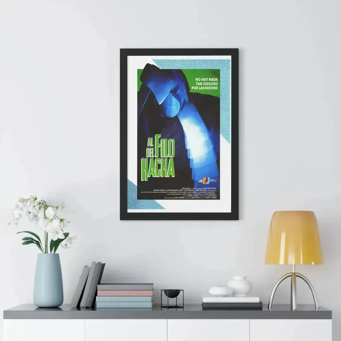 EDGE OF THE AXE 1988 - Framed Movie Poster - The Sticker Space