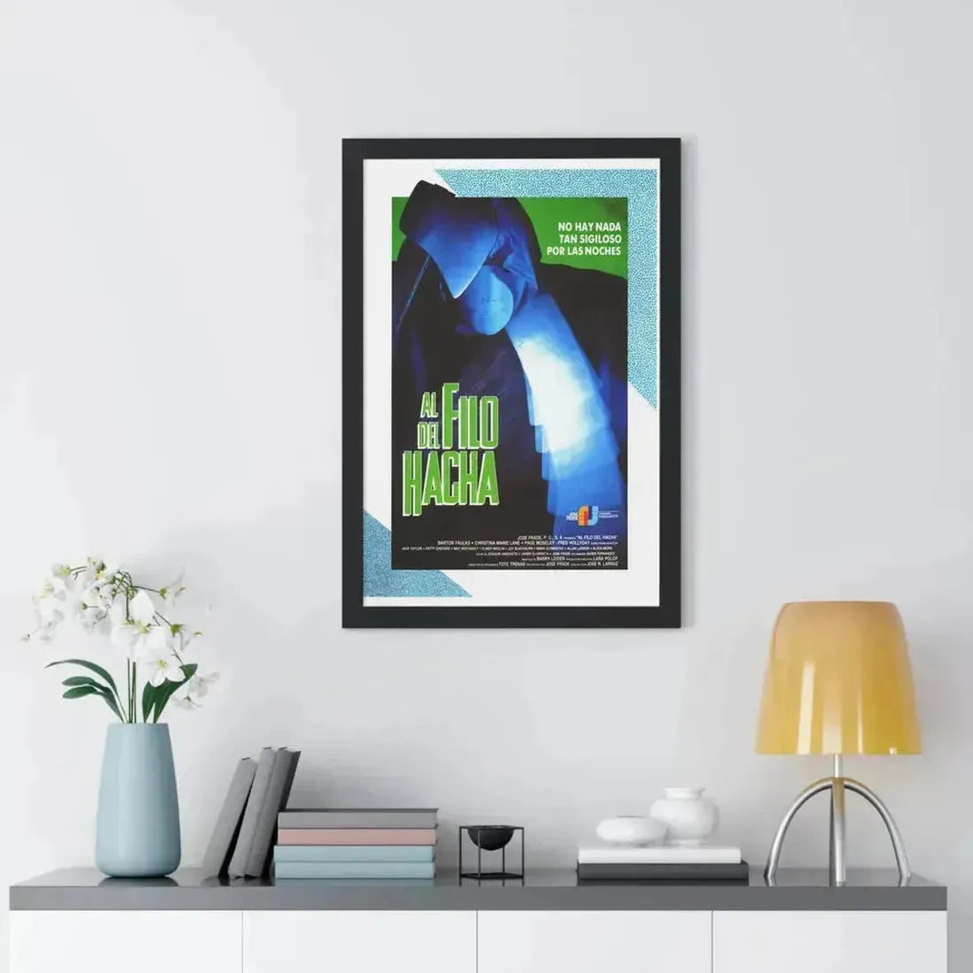 EDGE OF THE AXE 1988 - Framed Movie Poster - The Sticker Space