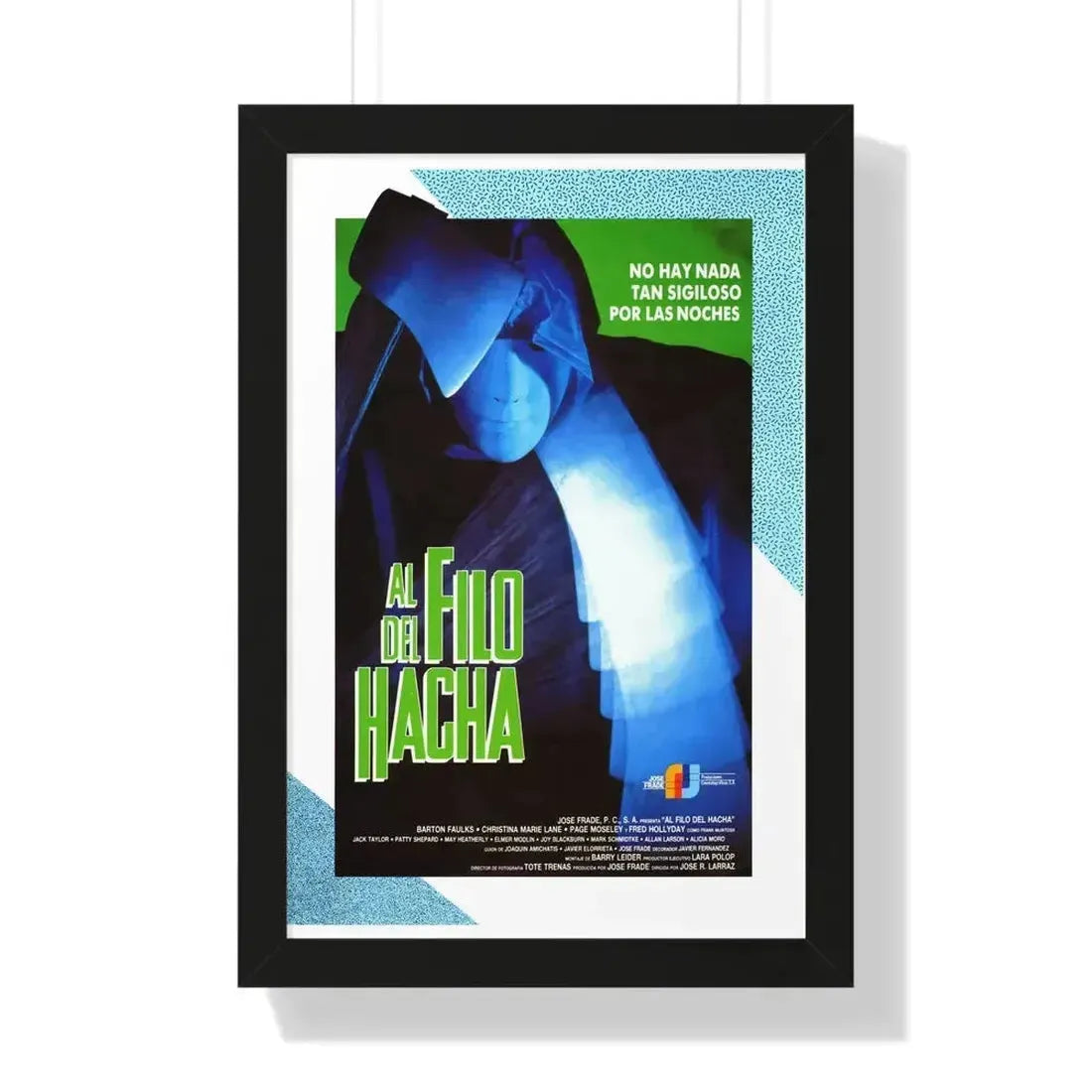 EDGE OF THE AXE 1988 - Framed Movie Poster - The Sticker Space