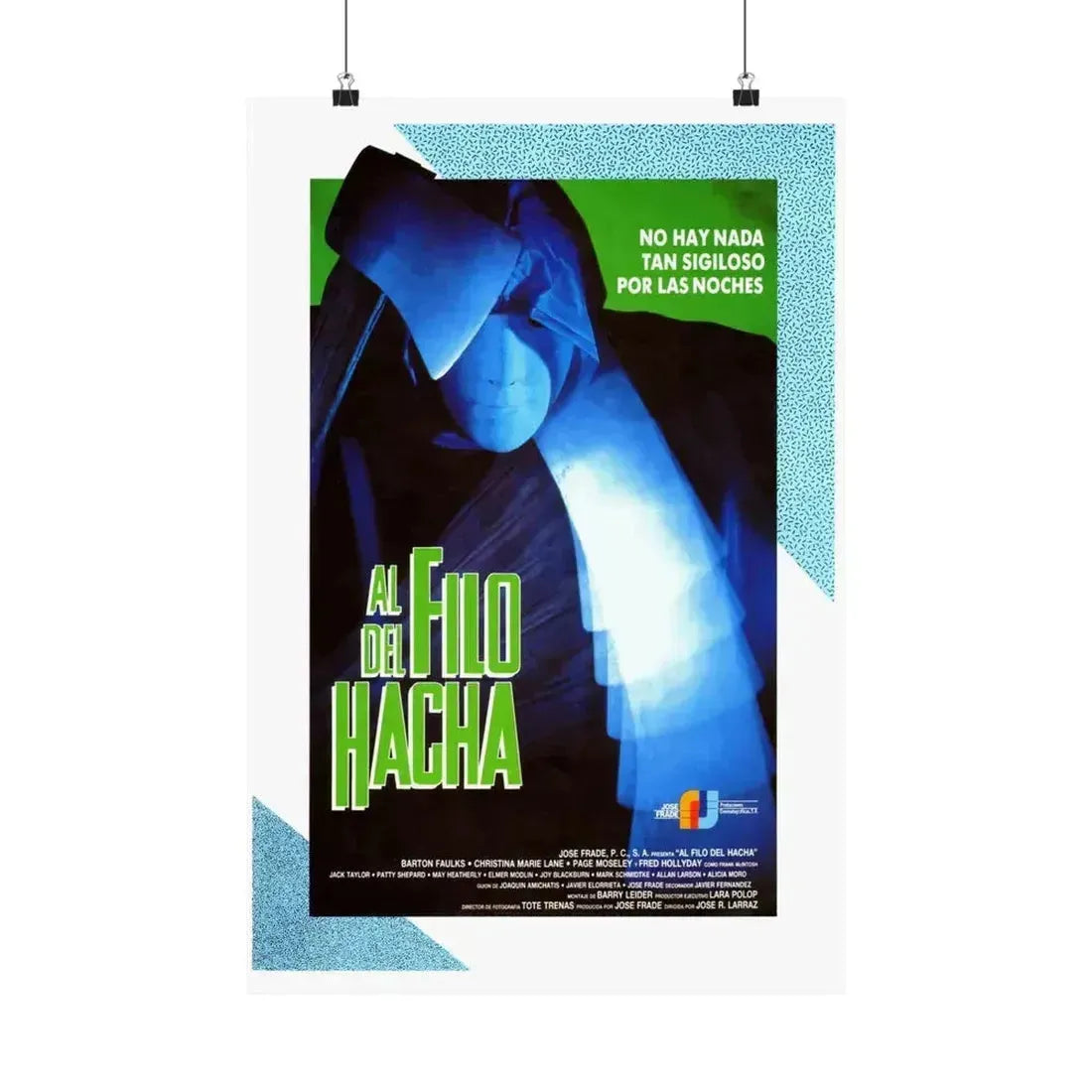 EDGE OF THE AXE 1988 - Paper Movie Poster 16″ x 24″ Matte - The Sticker Space