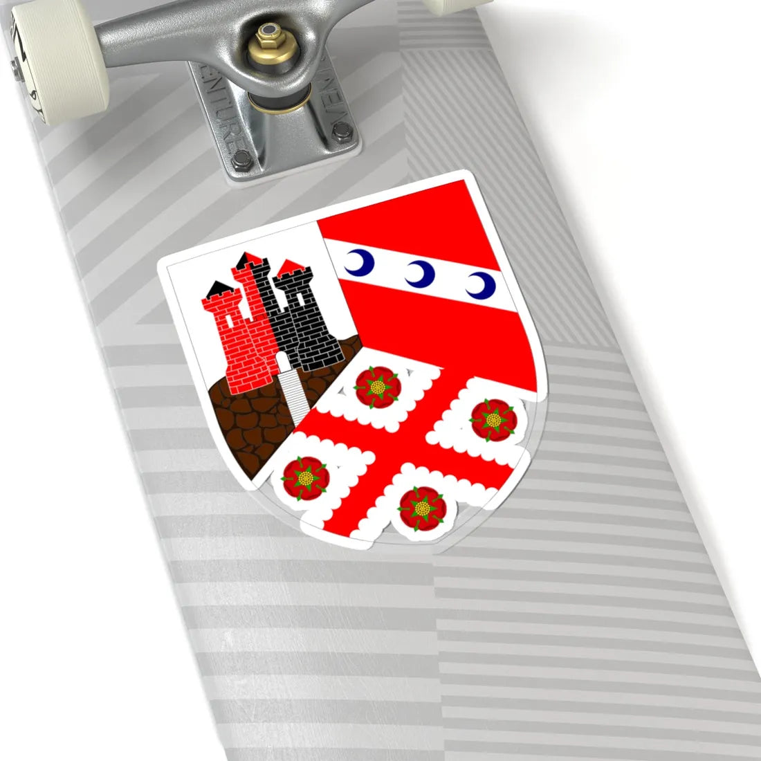 Edinburgh Napier University arms (Scotland) (Coat of Arms) STICKER Vinyl Kiss-Cut Decal - The Sticker Space