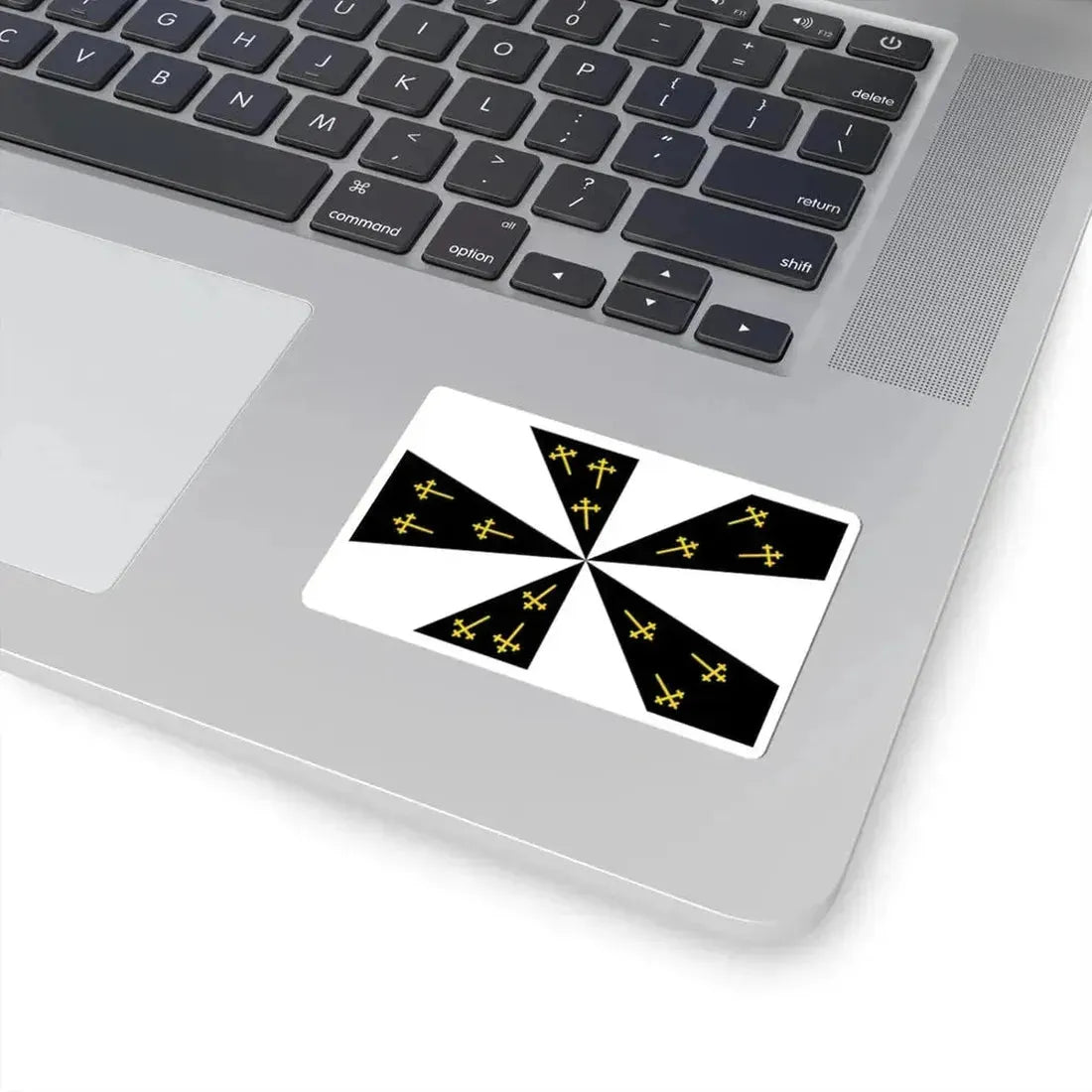 Edingen vlag (Belgium) STICKER Vinyl Kiss-Cut Decal - The Sticker Space