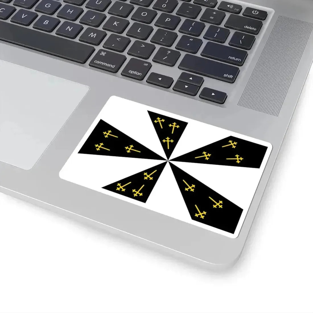 Edingen vlag (Belgium) STICKER Vinyl Kiss-Cut Decal - The Sticker Space