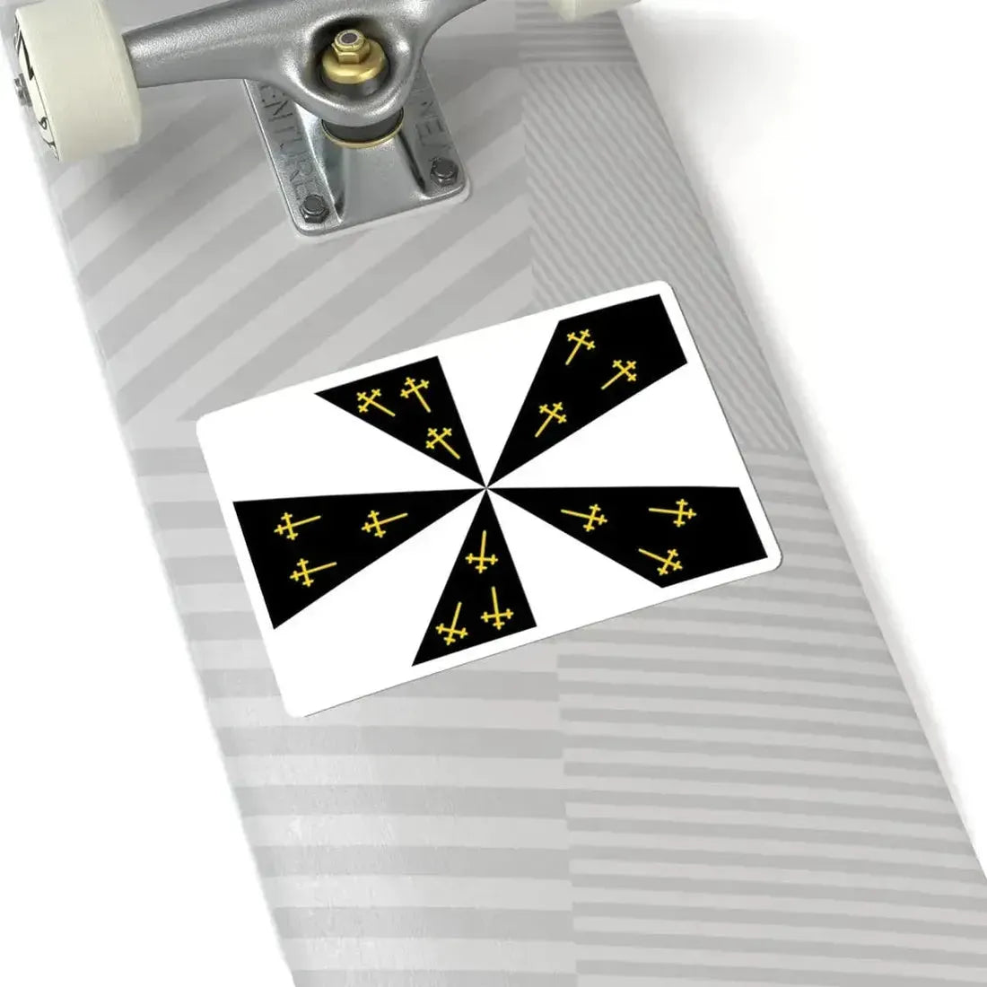 Edingen vlag (Belgium) STICKER Vinyl Kiss-Cut Decal - The Sticker Space