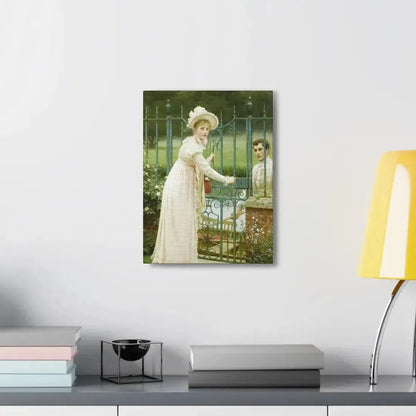 Edmund Blair Leighton (1853-1922) Where There's a Will - Canvas Wall Art - The Sticker Space