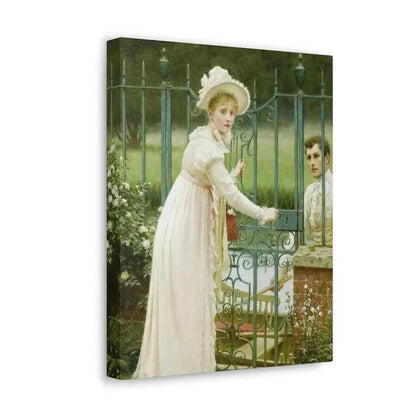 Edmund Blair Leighton (1853-1922) Where There's a Will - Canvas Wall Art - The Sticker Space