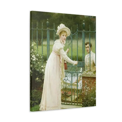 Edmund Blair Leighton (1853-1922) Where There's a Will - Canvas Wall Art - The Sticker Space
