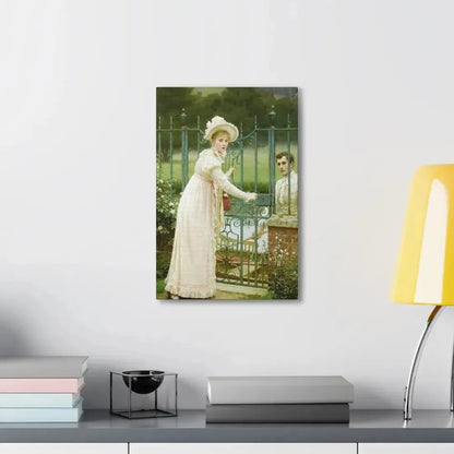 Edmund Blair Leighton (1853-1922) Where There's a Will - Canvas Wall Art - The Sticker Space